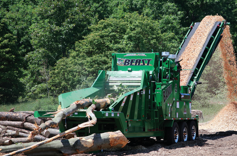 园林垃圾粉碎机处理粗枝干的实战技巧:安全、高效与设备维护指南